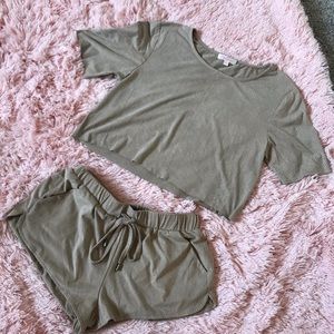 suede matching set from Hot Miami Styles